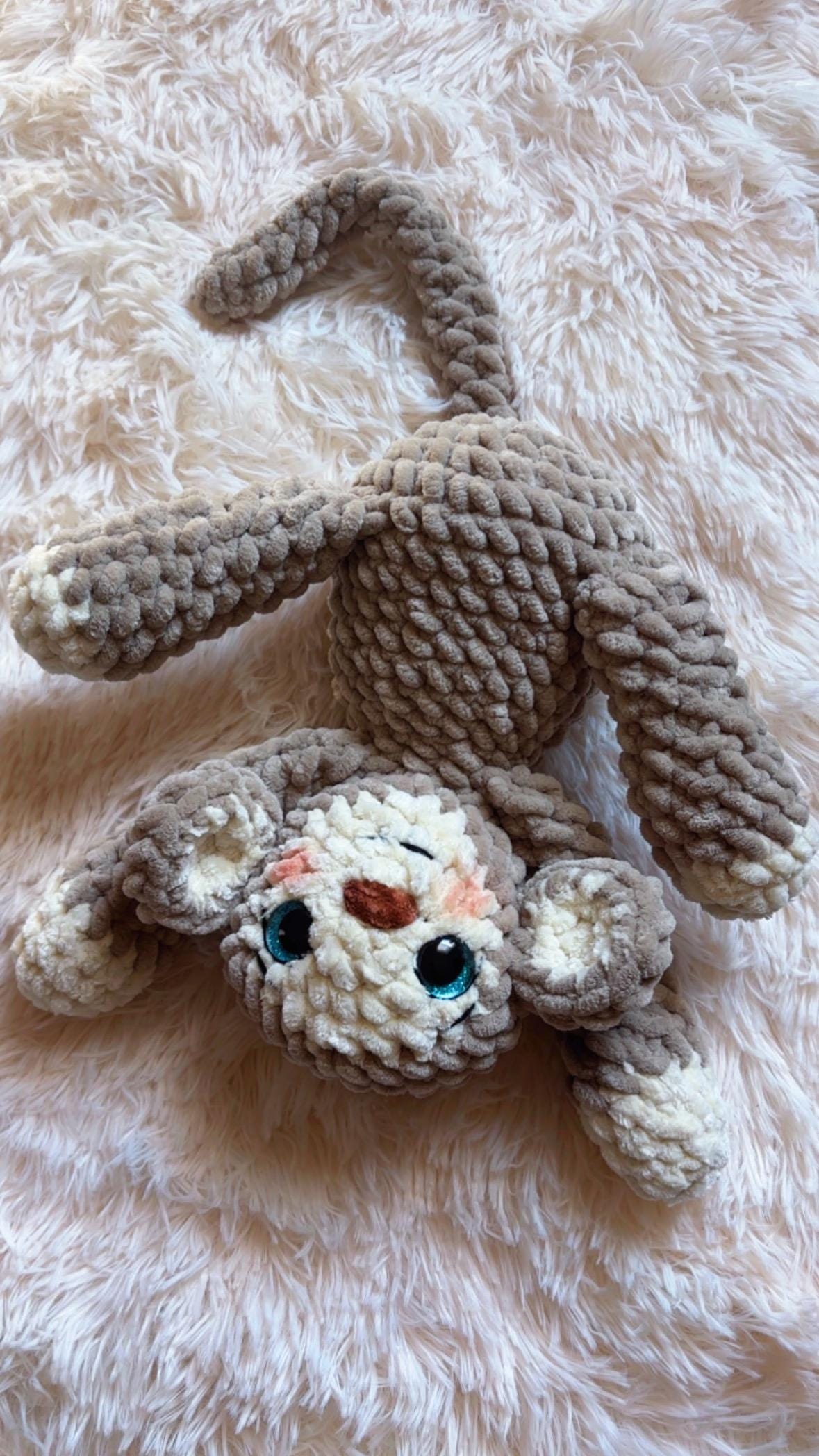 Chico the Monkey Plush – Handmade Crochet Stuffed Animal, Baby Gift & Keepsake