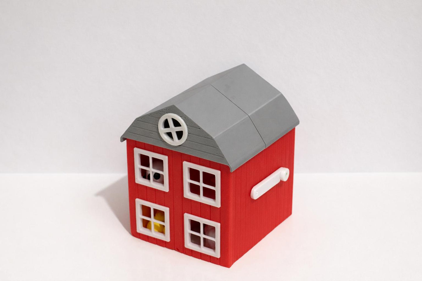 3D Printed Farm Animal Playset with Storage Barn | Montessori Toddler Toy