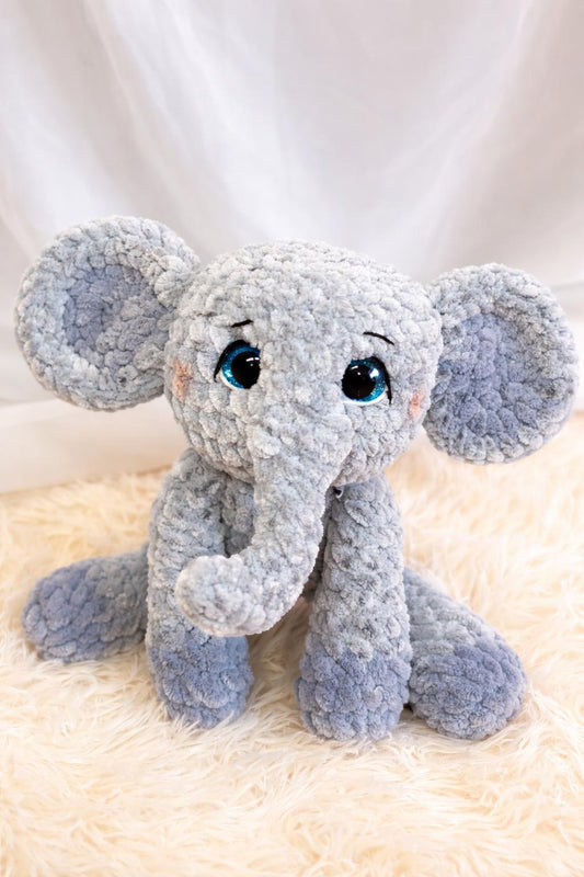 Huggable Elephant | Handmade Comfort Keepsake | Nursery Decor | Baby Gift