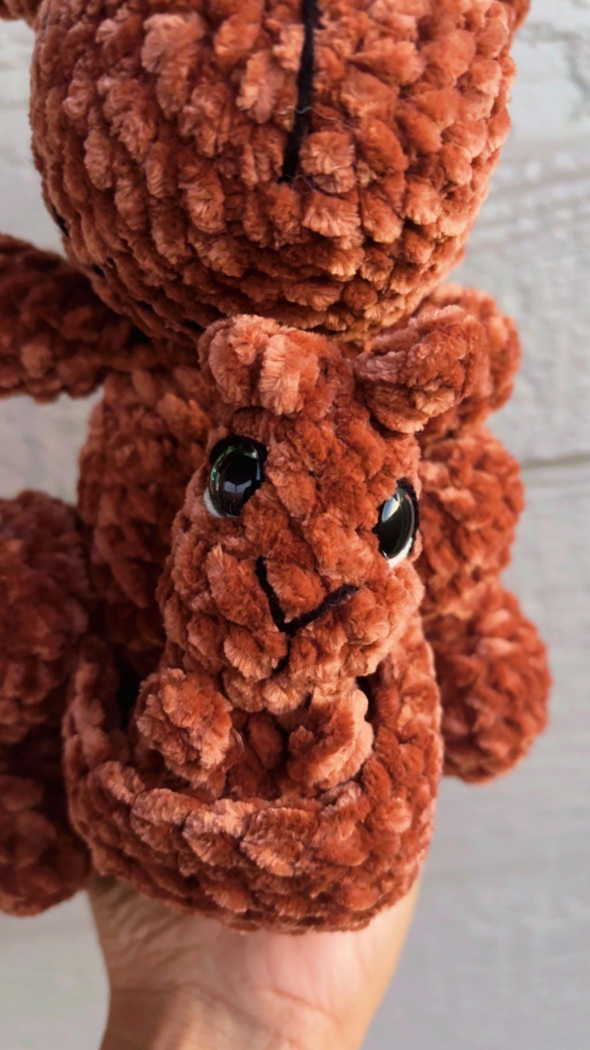 Handmade Mama & Baby Kangaroo Plush – Keepsake Baby Gift